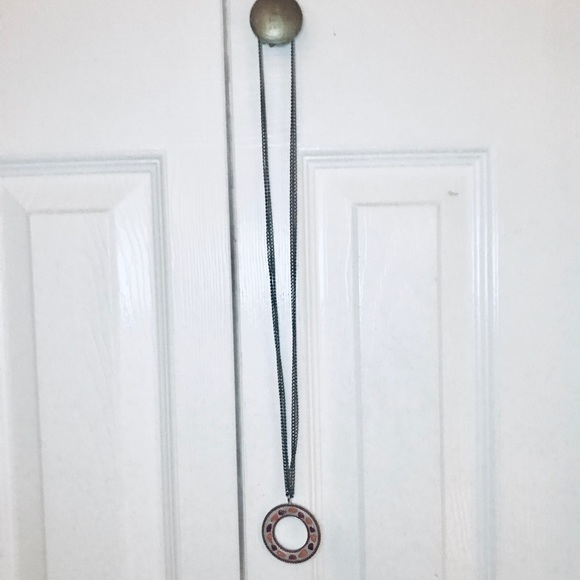 Circle tile necklace - Picture 2 of 2